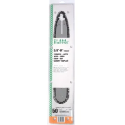 Teräketju + laippa, 3/8-14"-1,3 mm (ST)