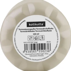 Termosjuomapullo Kotikulta 500 ml beige