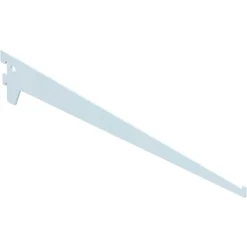 Teräshyllynkannatin ES32 350 mm, valkoinen