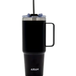Teräsmuki Airam 850 ml Jumbo musta