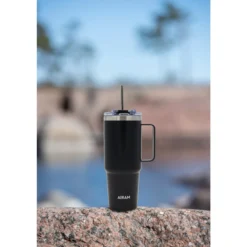 Teräsmuki Airam 850 ml Jumbo musta