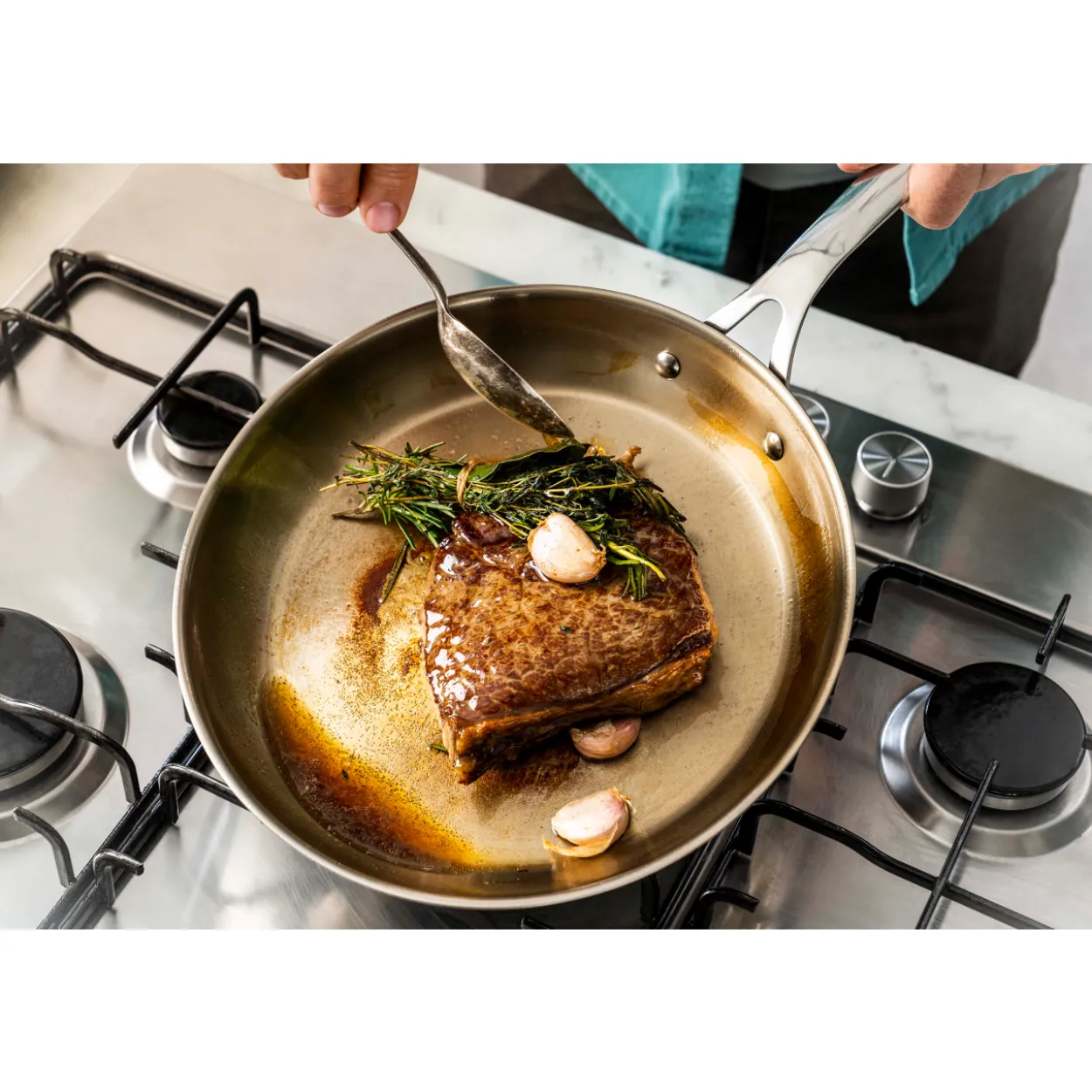Teräspaistinpannu Tefal Jamie Oliver 28 cm Cook Smart