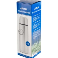 Terästermospullo 1 l
