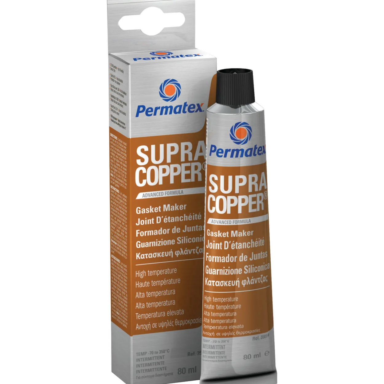 Tiivistesilikoni Supra Copper 80 ml