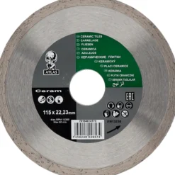 Timanttikatkaisulaikka Atlas 115x22,23mm keraamisille materiaaleille