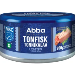 Tonnikala Abba 200/150 g vedessä