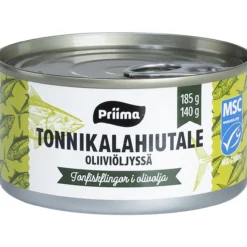Tonnikalahiutale Priima 185/140 g oliiviöljyssä