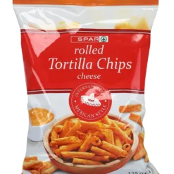 Tortillasnacks SPAR 125 g rullattu juusto