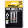 Torx kärkisarja 4 kpl 1/4" T30 x 50 mm