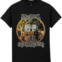 T-Paita Black Sabbath Debut Cracked