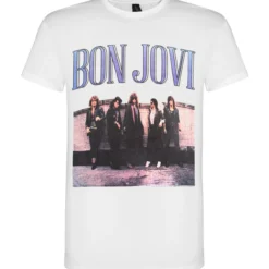 T-paita Bon Jovi Band Cracked