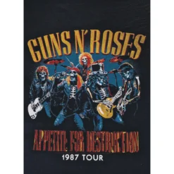 T-paita Guns N´ Roses Appetite for destruction live skulls 1987