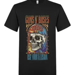 T-paita Guns N´ Roses Use your Illution Skull