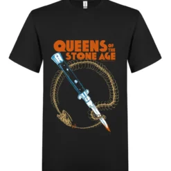 T-paita Queens of the Stone Age Snake Skeleton