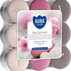 Tuoksulämpökynttilä Aura 18 kpl Spa garden