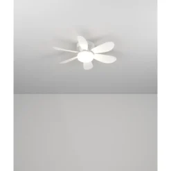 Tuuletinvalaisin Eglo Clovely 15W LED CCT IP20 valkoinen