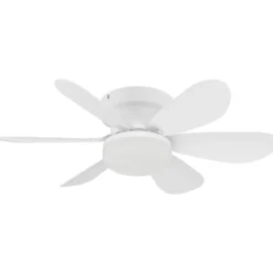 Tuuletinvalaisin Eglo Clovely 15W LED CCT IP20 valkoinen