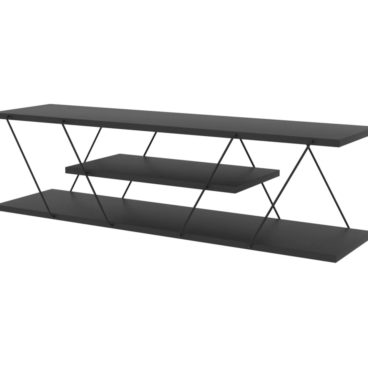 TV-taso Chic Home 120 cm Carita antrasiitti