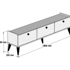 TV-taso Chic Home 180 cm Lilli
