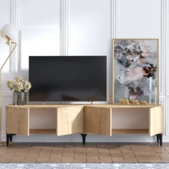 TV-taso Chic Home 180 cm Norma beige/musta