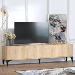 TV-taso Chic Home 180 cm Norma beige/musta