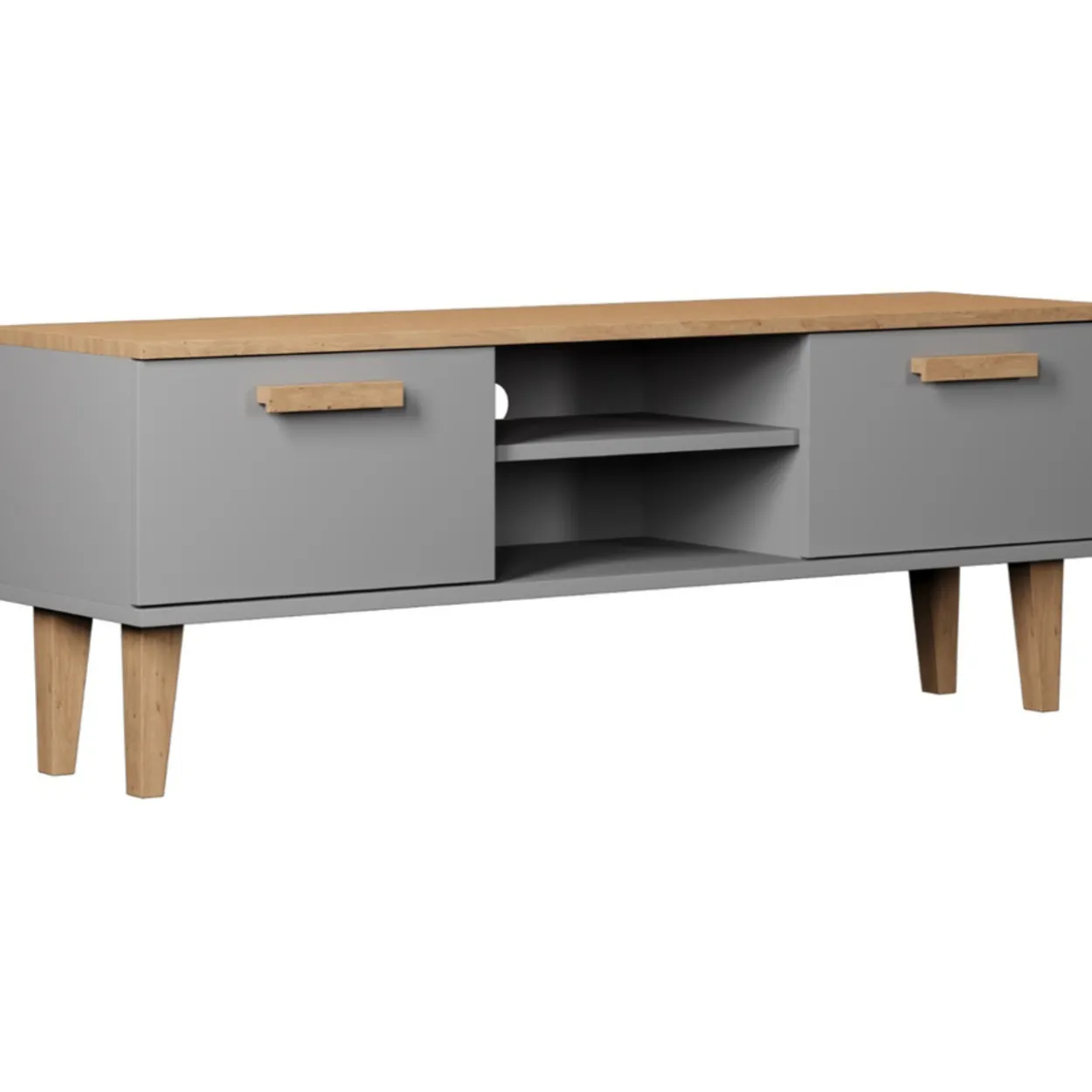 TV-taso Kocot 120 cm Denver harmaa/beige