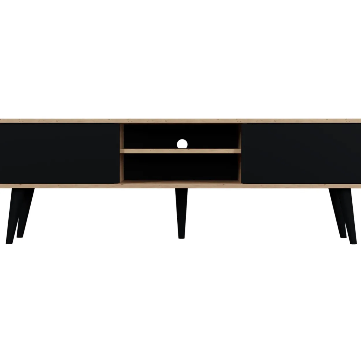 TV-taso Kocot 160 cm Toronto musta/beige