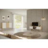 TV-taso Kocot 120 cm Toronto valkoinen/beige