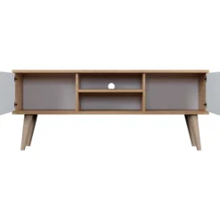 TV-taso Kocot 120 cm Toronto valkoinen/beige