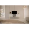 TV-taso Kocot 120 cm Toronto valkoinen