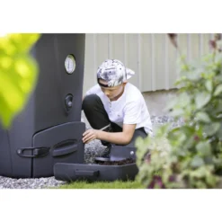 Tyhjennyskaukalo Biolan kompostoriin