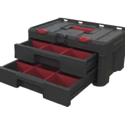Työkalulaatikko Keter Stack'n'roll 2 laatikkoa