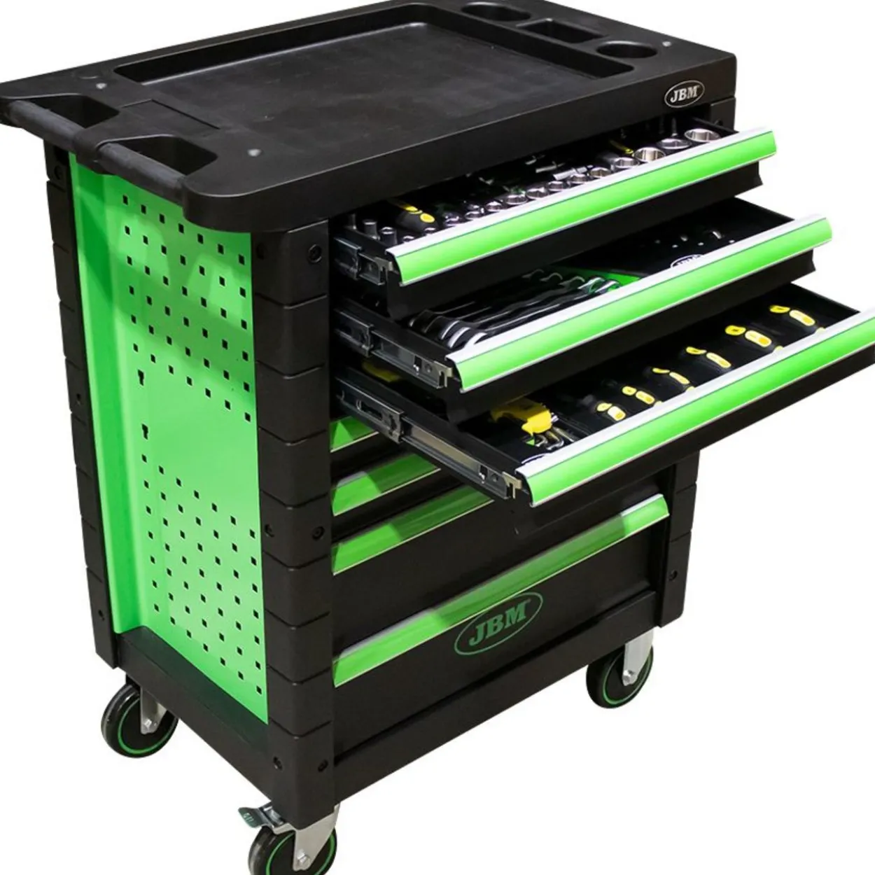 Työkaluvaunu työkaluilla 7 laatikkoa 172 osaa