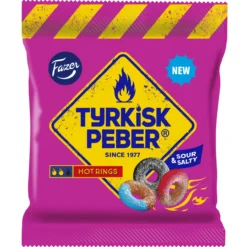 Tyrkisk Peber Fazer 150 g Hot Rings