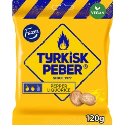 Tyrkisk Peber Fazer 120 g Liquorice