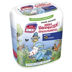 Täysksylitolipastilli Jenkki 45 g Herra Hakkarainen mustikka + D-vitamiini