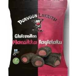 Täytelaku Porvoon Lakritsi 150 g gluteeniton mansikka