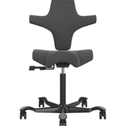 Työtuoli Lykke Comfort ergonominen tummanharmaa