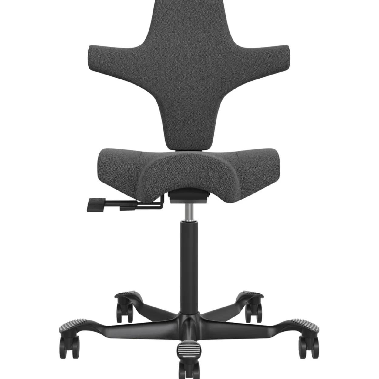 Työtuoli Lykke Comfort ergonominen tummanharmaa