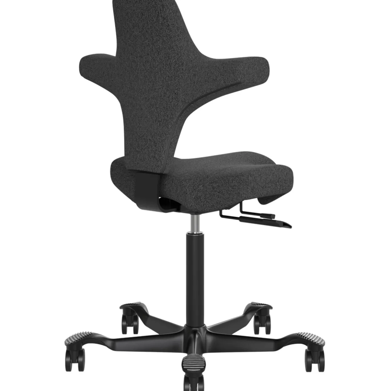 Työtuoli Lykke Comfort ergonominen tummanharmaa