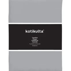 Tyynyliina Kotikulta 50 x 60 cm harmaa