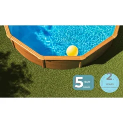 Uima-allas Gre by Swim & Fun Ø460 x 120 cm pyöreä, puukuosi