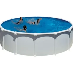 Uima-allas Gre by Swim & Fun Ø550 x 132 cm pyöreä, valkoinen