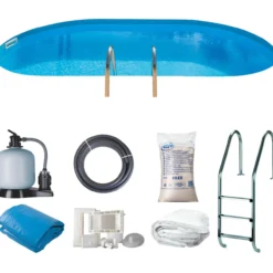 Uima-allas Gre by Swim & Fun 600 x 320 x 150 cm maahan upotettava, ovaali