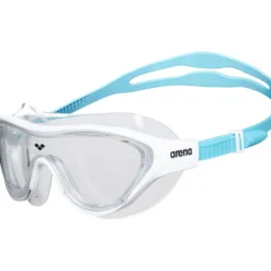 Uimamaski Arena The One Jr, Clear-White-Lightblue