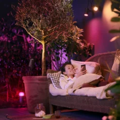 Ulkokohdevalaisin Philips Hue Lily 3x8W 24V, musta