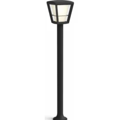Ulkopylväsvalaisin Philips Hue Econic White and Color Ambiance 15W 24V, musta