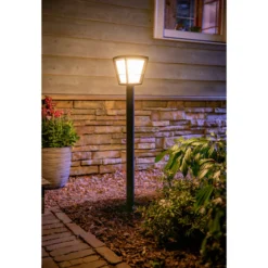 Ulkopylväsvalaisin Philips Hue Econic White and Color Ambiance 15W 24V, musta