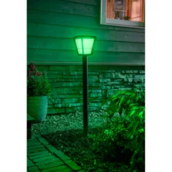 Ulkopylväsvalaisin Philips Hue Econic White and Color Ambiance 15W 24V, musta