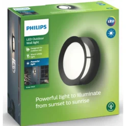 Ulkoseinävalaisin Philips Actea 12 W